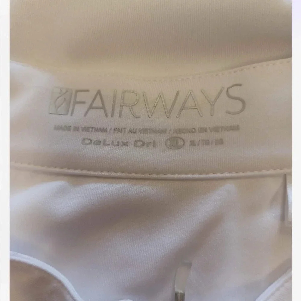 Fairways Long Sleeve Mock Neck  Top Size XL - Picture 7 of 8